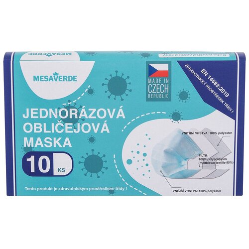 Mesaverde Protective jednokratne za&scaron;titne maske 10 kom unisex Cijene