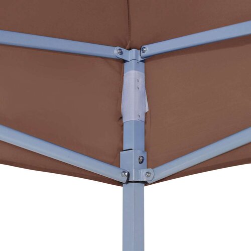 Krov za &amp;scaron;ator za zabave 2 x 2 m smeđi 270 g/m&amp;sup2; Slike