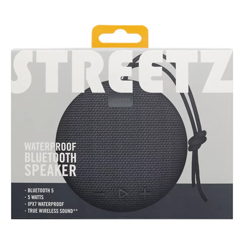 Streetz IZLOŽBENI PRIMJERAK - Bluetooth zvučnik, CM763, IPX7, mikrofon, crni