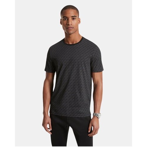 Michael Kors Majice s kratkimi rokavi CS5529A5KS MK SIG TEE Črna Slike