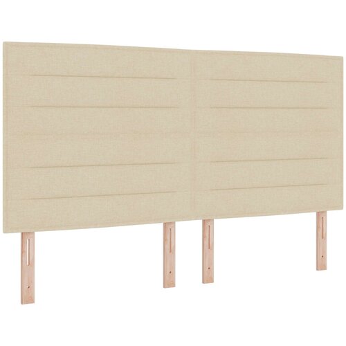  Podesivi krevet s madracem Krem 180 x 200 cm Tkanina Slike