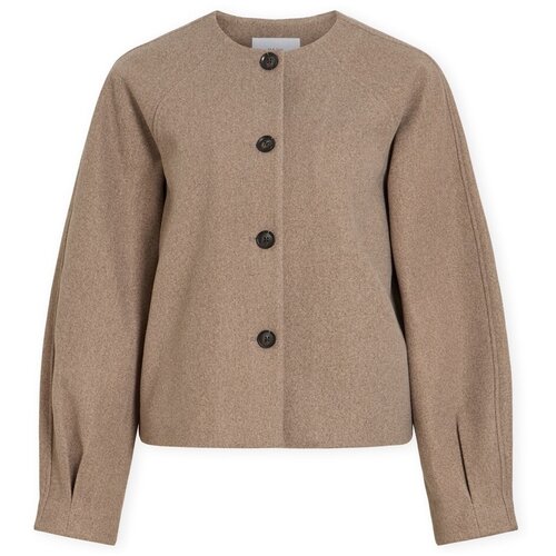 Vila Pla&scaron;či Lally Jacket - Dark Natural Melange Bež Cene