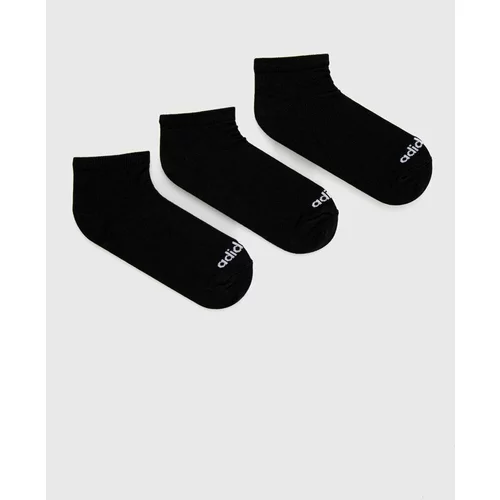 Adidas Nogavice 3-pack črna barva