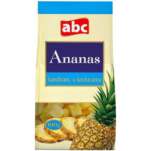 Abc ananas sušeni seckani 100g Cene