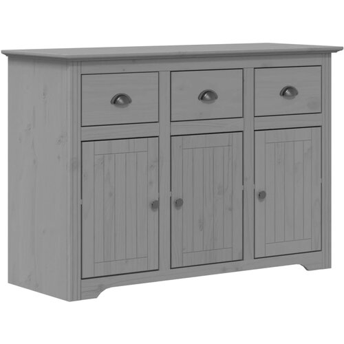 Maison Chic Komoda - Predalnik BODO siva 115,5x44x80 cm trdna borovina, (21718368) Cene