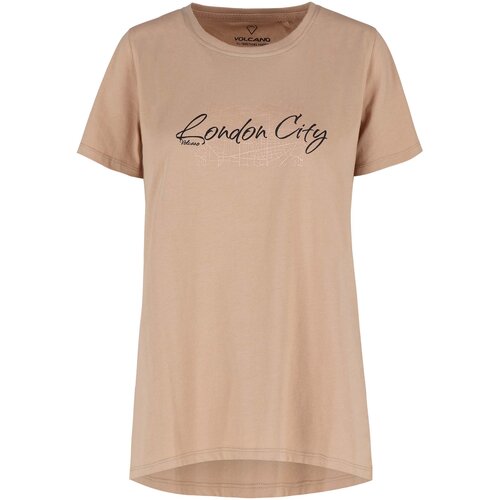 Volcano Woman&amp;#039;s T-shirt T-London L02146-S23 Slike