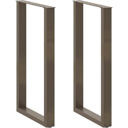  Noge za barski stol U-oblik 2 kom Prirodni čelik 60 x (100-101) cm Čelik Cijene