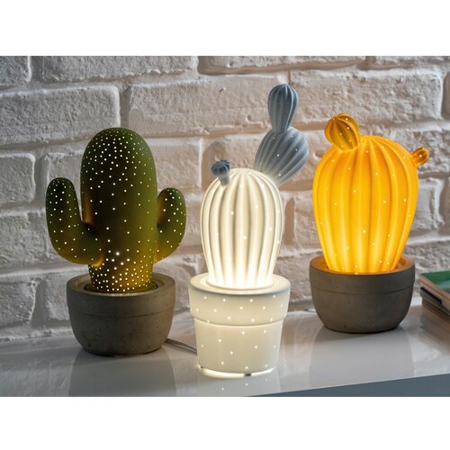 Brandani Bela porcelanska svetilka v obliki kaktusa Cactus Slike