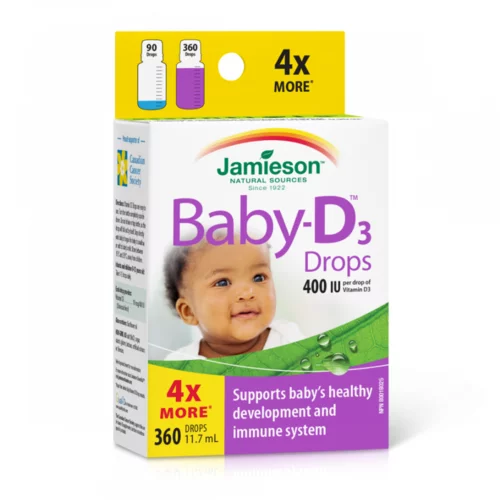Jamieson Baby Vitamin D3 10 μg (400 i.e.), kapljice
