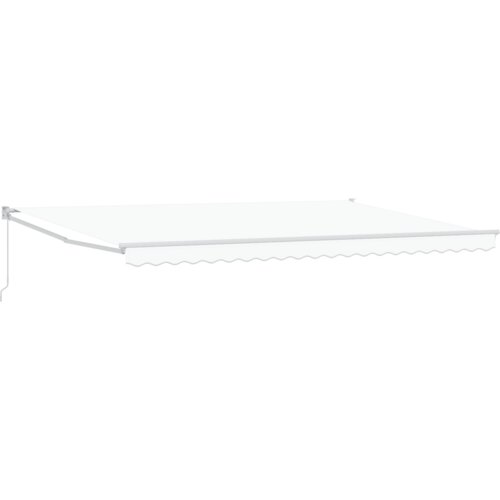 vidaXL ročna zložljiva tenda bela 500x300 cm Cene