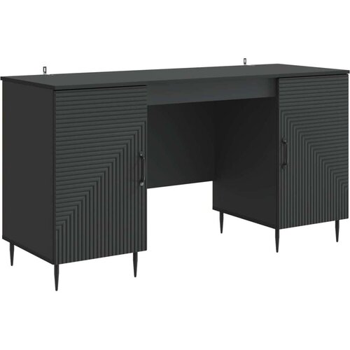  Stol s policom Crna 142 5 x 50 x 75 cm Konstruirano drvo Cene