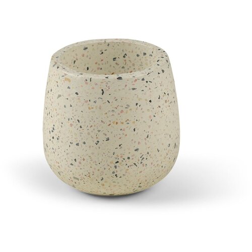 Bonami Selection Bel cvetlični lonček Terrazzo, &amp;oslash; 15 cm Slike