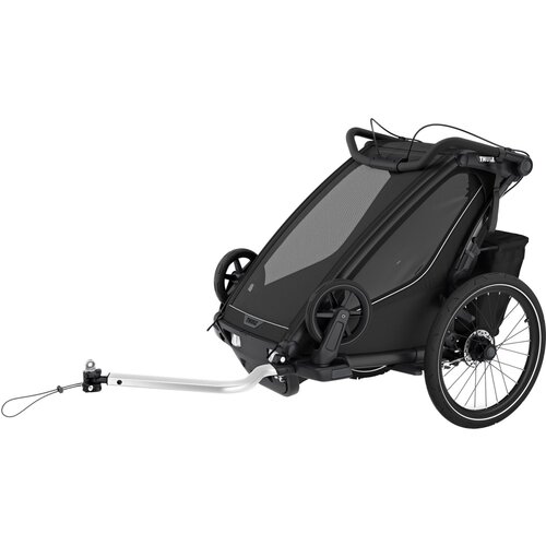 Thule &amp;scaron;portni voziček kolesarski single Chariot Sport 2 black Slike