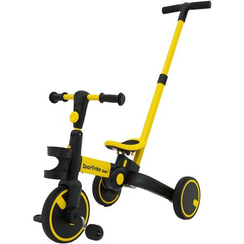  Tricikl Happy Bike 3in1 - žuti Slike