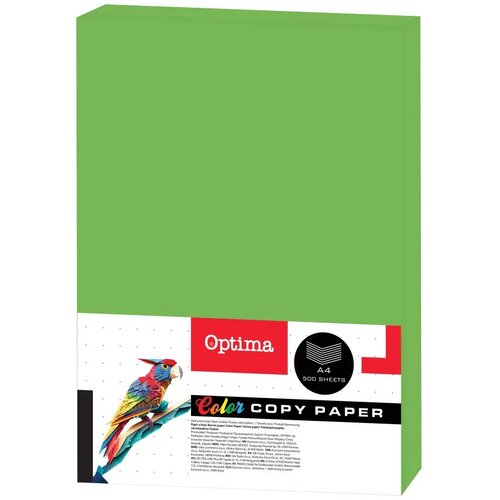  Papir barvni a4 80g intenziv optima 1/500 OPTIMA - ZELEN Cene
