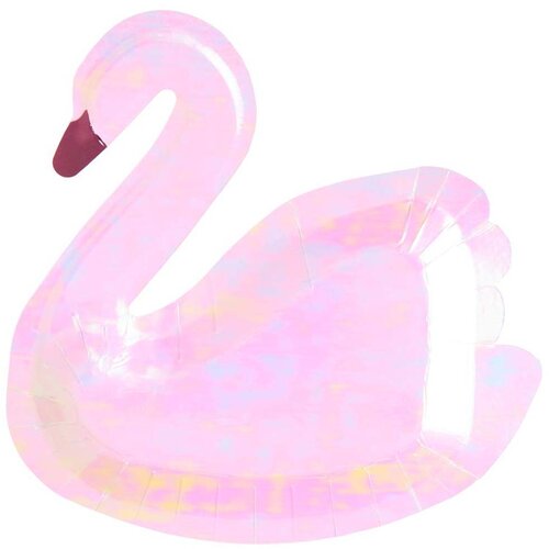 Meri Meri papirnati tanjuri die cut swan party (8 komada) Cijene