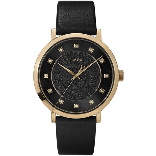 Timex Analogne ure ty577140 Pozlačena Slike