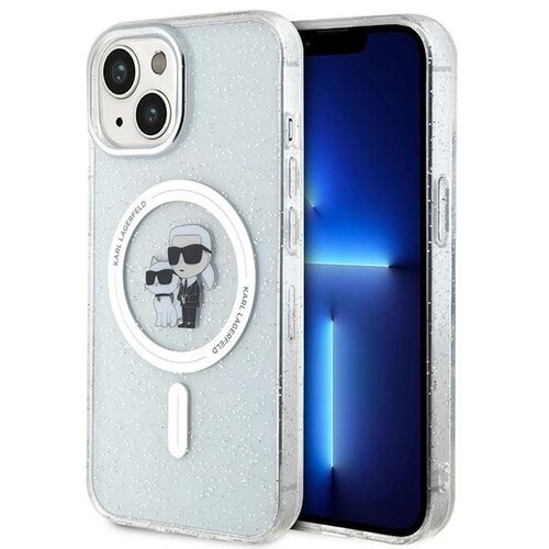 Karl Lagerfeld OVITEK Z BLE&Scaron;ČICAMI KARL&CHOUPETTE ZA MAGSAFE ZA IPHONE 15 PLUS, (21898590) Cene