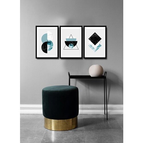 Wallity 3Psctcız-002 multicolor decorative framed mdf painting (3 pieces) Cene