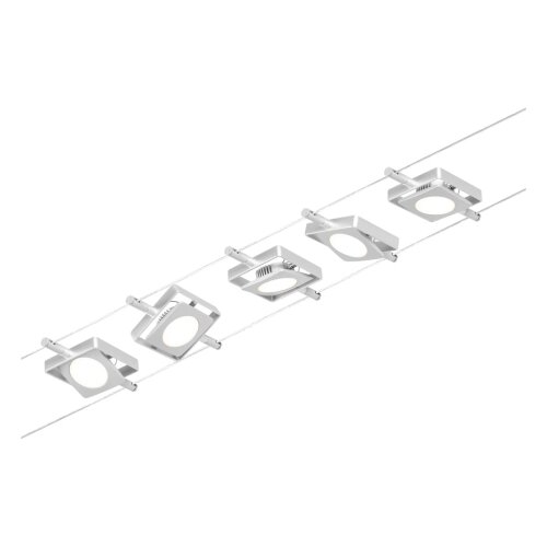 PAULMANN 94420 - SET 5xLED/4,5W Kompletan kablovski sistem MAC 230V mat hrom Slike