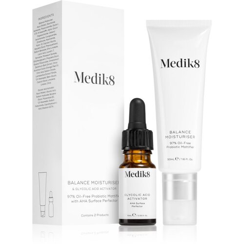Medik8 Balance Moisturiser with Glycolic Acid Activator hidratantna njega protiv mitesera 50 ml Slike