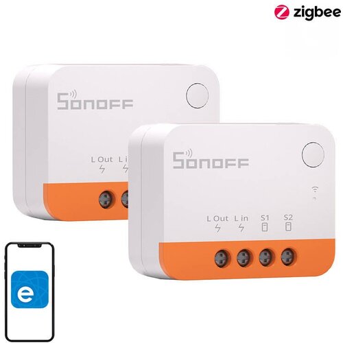  Postavite 2x Smart ZigBee 3.0 prekidač bez neutralne žice 1-kanalni ewelink Slike
