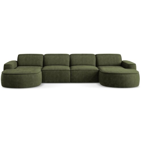 Makamii Zelena kutna garnitura od &amp;scaron;enila (u obliku slova &amp;quot;U&amp;quot;) Omao &amp;ndash; Slike