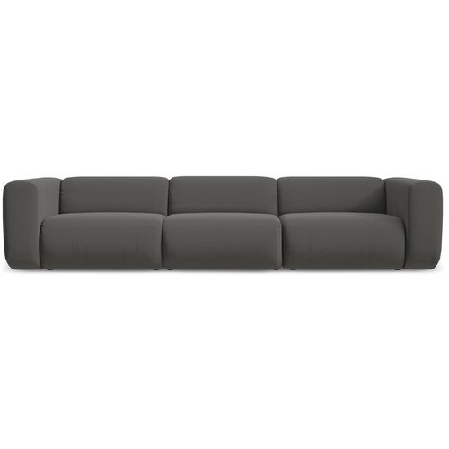 Makamii Siva baršunasti sofa 319 cm Ekahi – Cijene