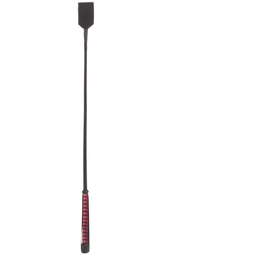 DEVIL STICKS Nylon Stick with Neon Strip &amp;amp; Goat Kid Leather Handle Nubuck Leather Top 71cm Black Slike