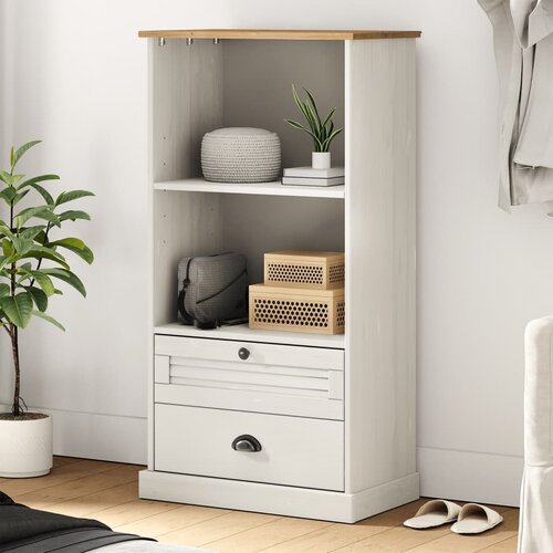  Regal za knjige VIGO bijeli 60x35x114,5 cm od masivne borovine Cijene