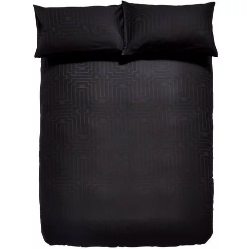 Bianca Crna pamučna posteljina za bračni krevet 200x200 cm -