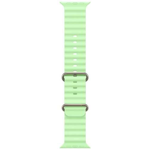 Apple 49mm neon green ocean band - natural titanium finish Cene