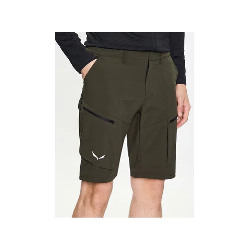 Salewa Športne kratke hlače Puez 28314 Zelena Regular Fit