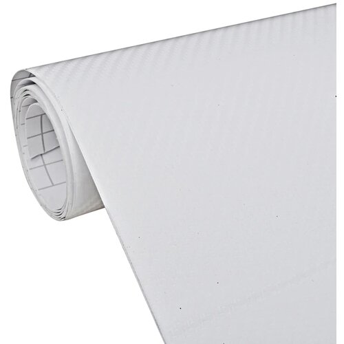 vidaXL Folija za avto 2 kosa 3D bela 100x150 cm + 50x150 cm, (21260475) Cene