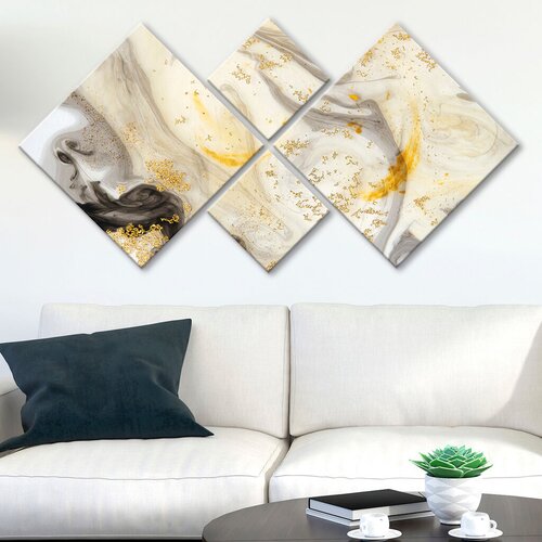 Wallity slika 4MDF2032515, 60x115 cm, 4 dijela Cene