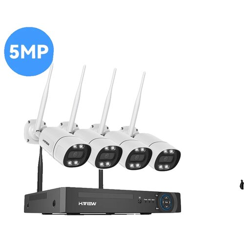 Oem Brezžični sistem za varnostne kamere, 5MP ločljivost, nočni vid -5MP 4PCS Kamera -None, (5000137607) Cene