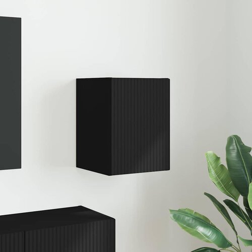 TV zidni ormar Zidne Crna 30 x 31 x 40 cm Konstruirano drvo Cene