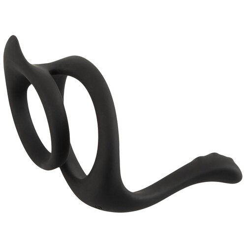 Erecto Liquid Silicone Cock & Ball Ring Black Cene