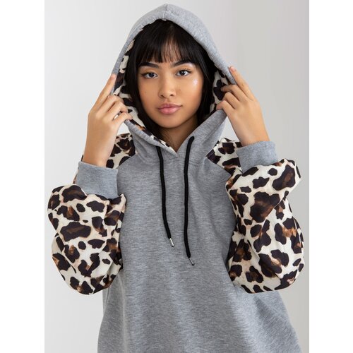 Ex moda Sweatshirt-EM-BL-663.94-grey Slike