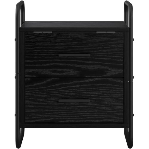  Viseći Noćni Ormar Crni hrast 40 x 30 x 50 cm Konstruirano drvo - Crni hrast 1 Slike