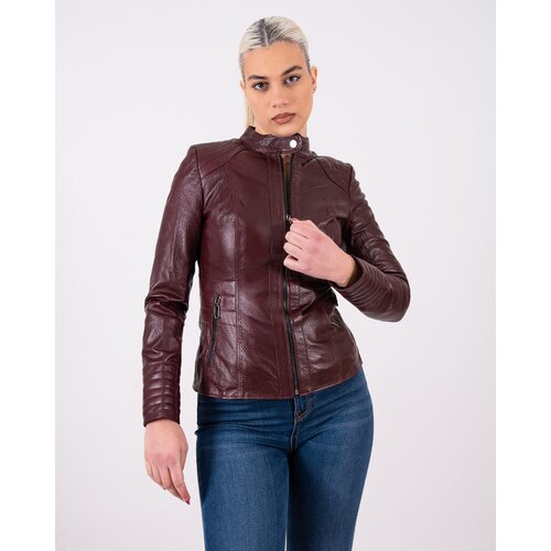 La Force Fashion ženska  mario zenetti kožna jakna nikki - bordo Cene