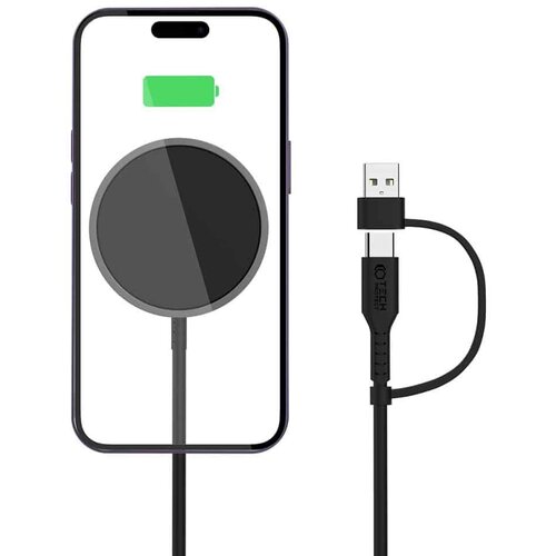  TECH-PROTECT QI15W-A25 MAGNETNI MAGSAFE BEŽIČNI PUNJAČ CRNI Cene