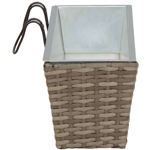  Ograda Metal - Siva 50 cm Slike