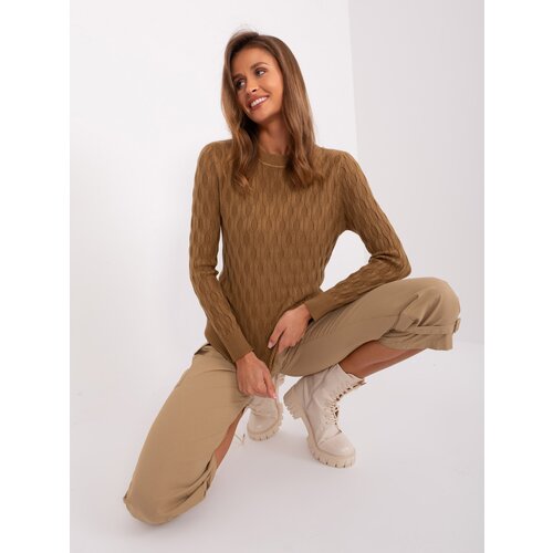 Wool Fashion Italia Sweater-AT-SW-2324-2.68-light brown Cene