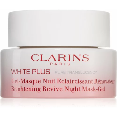Clarins White Plus Pure Translucency Brightening Revive Night Mask-Gel posvjetljujuća noćna maska 50 ml