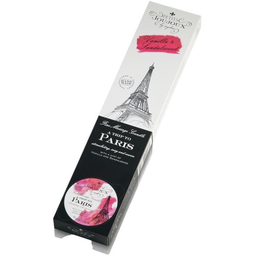 Petits JouJoux Paris - svijeća za masažu - vanilija-sandal (5 x 43ml) Slike