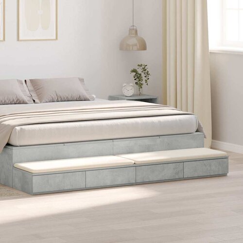  Ladice za krevet s ladicama Betonski sivi 180 x 36,5 x 16,5 cm Cijene