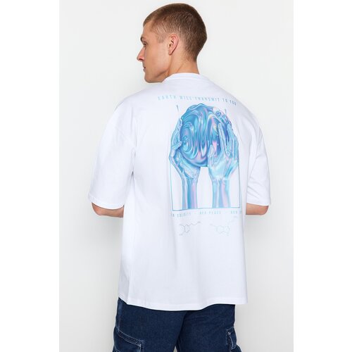 Trendyol T-Shirt - White - Oversize Cijene