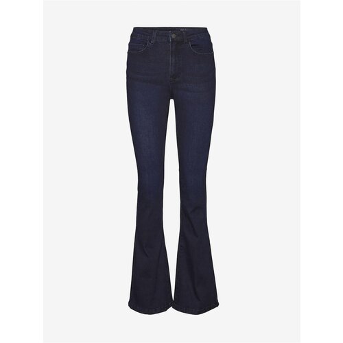 Noisy May Dark Blue Flared Fit Jeans Sallie - Women Slike