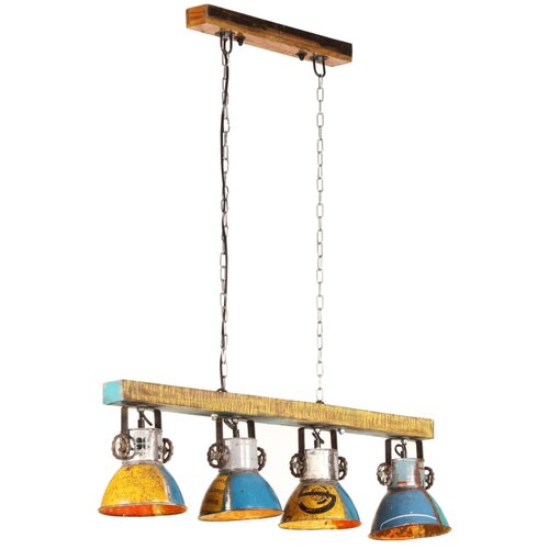 VidaXL Industrijska stropna svjetiljka 25 W vi&amp;scaron;ebojna 111 cm E27 Slike